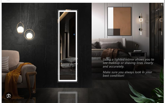 "Illuminate Your Style: The Ultimate Guide to LED Floor Mirrors and Their Versatile Applications"