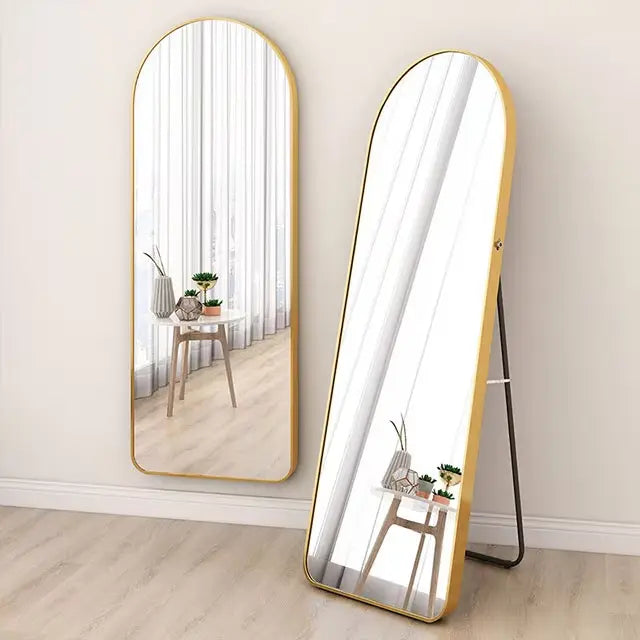 Arched Standing Full Length Mirror gogofree