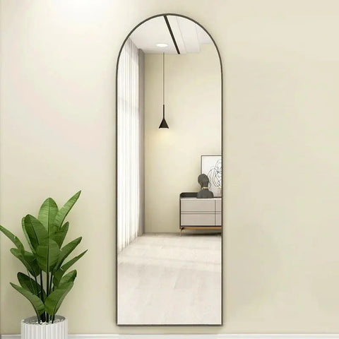 Arched Standing Full Length Mirror gogofree