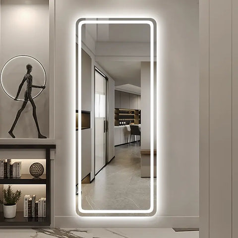 LED Light Full Length Mirror gogofree
