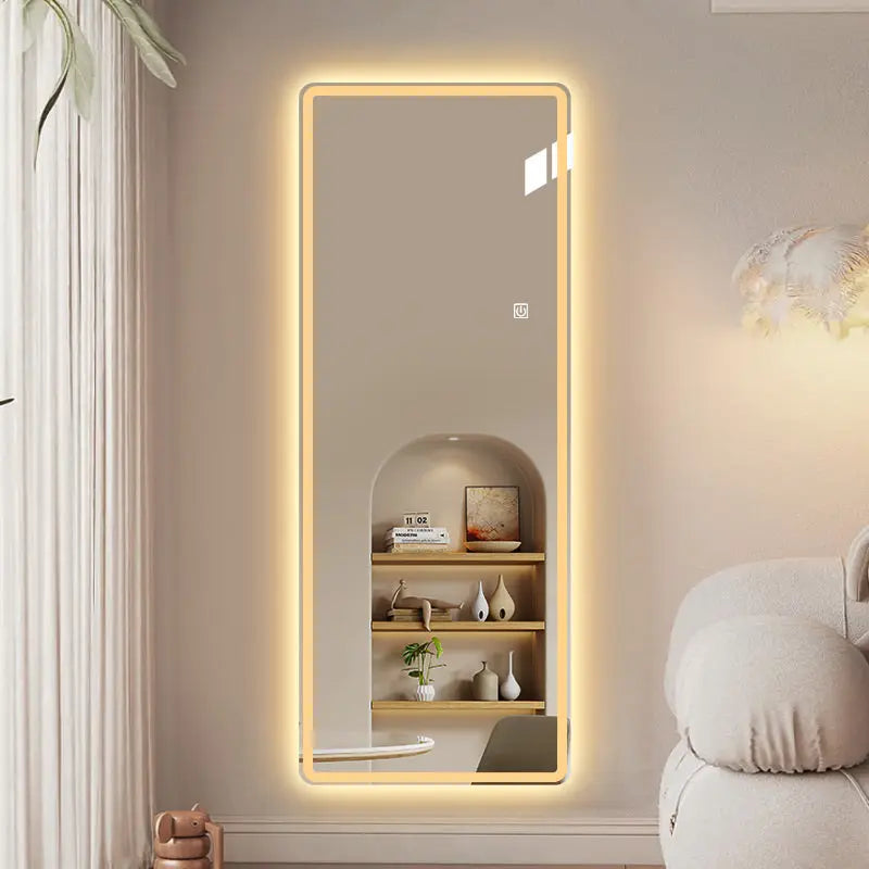 LED Light Full Length Mirror gogofree
