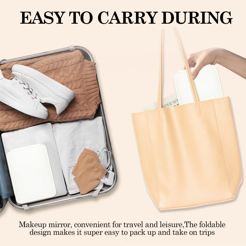 Portable and Folding Travel Makeup Mirror