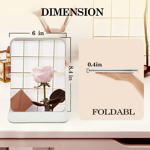 Portable and Folding Travel Makeup Mirror