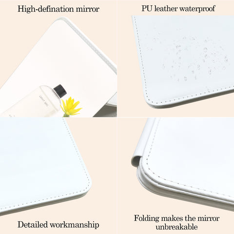 Portable and Folding Travel Makeup Mirror