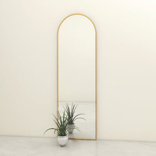 Arched Standing Full Length Mirror Floor Mirror